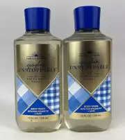 2 Bath & Body Works Limited Edition Gingham Unstoppable Body Washes 10 FL OZ Ea