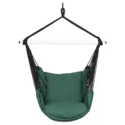Highwild Hammock Chair Hanging Rope Swing - Max 500 Lbs - 2 Cushions Included -