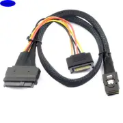 MINI SAS SFF-8087 to SFF-8639 female server connection cable