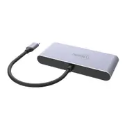 Cruxtec USB-C to 3 x HDMI Multi-Monitor 8K Portable Compact Hub Adapter