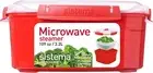 Sistema Microwave 3.2L Large Microwave Steamer, Red Size:3.2 Litres