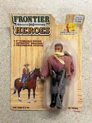 Frontier Heroes 6” Poseable Figure Changeable Outfits Billy The Kid New