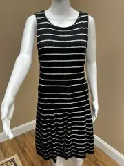 ALICE AND OLIVIA black & gold knit dress - NEW WITH TAGS