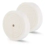 Buffing Wheels for Bench Grinder - 6 Inch Extra Thick Buffing Wheel Fine Cott...