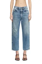 [Diesel] Diesel - Regular Jeans - 2016 D-Air - Jeans - Woman - Blue 29 Blue