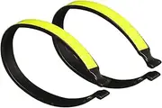 [Frediuo] 2X Bicycle Safety Pants Clips Cycling Trouser Clips Equipment Runners Ankle Reflective Clips Trouser Clamp for Bicycle Biking