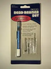 Fire Mountain Gems Beads Diamond Coated Bead Reamer Set 4 piece for Beading NEW