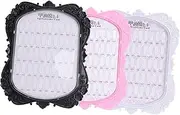 OFFIGAM 3pcs Manicure Display Board Durable Nail Display Chart for Nail Art Salon Home Use Markings for Easy Selection