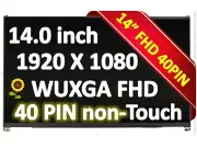 Dell DP/N 0J4Y5H J4Y5H 14" FHD Laptop LCD LED Screen - 40 pin Non-Touch version