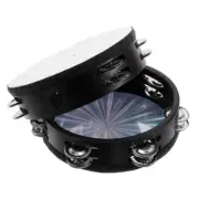 2 Pcs Drum Percussion Instrument Child Hand Clapping Tambourine Toy