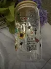 Glass Cups with Bamboo Lids and Glass Straw Can Shaped Glass Cup.