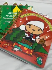 2 PC Movie Themed 8" Spiral Notebook Journal Elf and National Lampoon Clarkmas