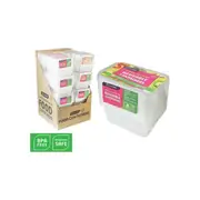 Top Chef Top Chef Rectangle Food Containers - Pack of 8 - 12.5x8.5x5cm - 300ml