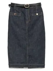 [Self-Portrait] Self-Portrait-Gonna In Denim-Donna 8 UK