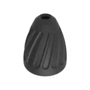 Gladiator Small Black Rugby Rubber Dog Toy