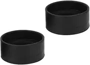 Sewroro 2 Pack Mini Microscope Eyecups Rubber Telescopic Block Unwanted Light Protect Eyes Compact for Travel