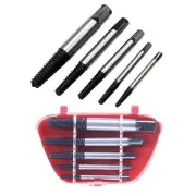 Effective Removal of Rusty and For Stripped Screws 5 Sizes Screw Extractor Set