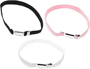 [DEARMAMY] Kids Toddlers Belts Elastic Stretch Adjustable 3 Pieces Children's Waist Belt Buckle for Boys Girls