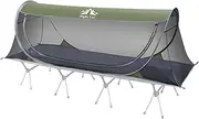 [Night Cat] Pop Up Tent 1 2 Person: Waterproof Camping Tent Easy Setup for Picnic Festival in Park Backyard