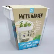 Back to the Roots Water Garden Mini Ecosystem Aquaponics Self-cleaning Fish Tank