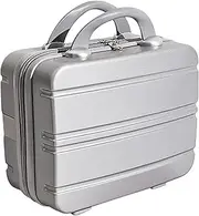 [Generic] Travel Luggage Carry Case - Suitcase Small Luggage, Women Cosmetic Bag | Small Lightweight Travel Case, Fashionable Storage Box, Camping and Business Trip Fashionable Organizer for Jewelery, Gray,
