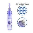For Microneedling Pen 24 Pin Replacement Cartridges 10 Derma Needles Set