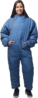 Selk'bag Lite Wearable Sleeping Bag - Outdoor and Indoor Sleeping Bags for Camping, Hiking, Travel, and Backpacking w/Stuff Sack - Lightweight Sleeping Bag Suit - Temp Rating 48-55 Degrees F