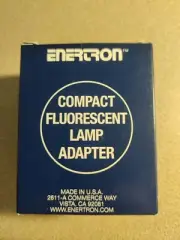 ENERTRON 3000H 120VAC 7 WATT LAMP ADAPTER FOR COMPACT FLUORESCENT LAMPS