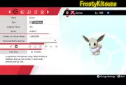 6IV Ultra Shiny Eevee Gigantamax (lvl 10 or 100) Pokemon Sword & Shield