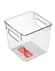 [BOXSWEDEN] Crystal Plastic Storage Container 15cm Medium Fridge/Pantry Organiser