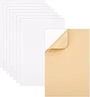 BENECREAT 8Pcs Mounting Board, 3mm Thick Self Adhesive Foam Stamp Poster Board for Cross Stitch Picture Embroidery Office and Art Projects Display, 15x9.8inch