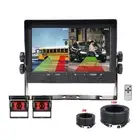 BSD 7" Splt 2 Screen DVR Monitor 2x 1080P Rear View Reversing Cameras 5m+15m Kit