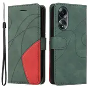 Leather Phone Case For Oppo A58 4g, Stand Anti-scratch Cell Phone Protector Wallet Design