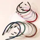 4Pcs Headband Face Wash Cloth Wrap Sharks Tooth Zig Zag Hair Band Set Toothed