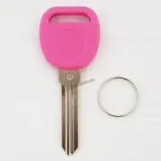 New Transponder Chipped Key Pink B111 For Gm Vehicles Easy DIY Programming ID46
