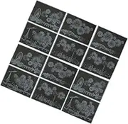 QUMIIRITY 12Pcs World City Scratch Paper Crafts DIY Nocturne Drawing Painting Multicolored Scratchboard Postcards for Fun Learning Activity for Boys