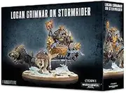 Warhammer 40,000 Space Wolves Logan Grimnar on Stormrider