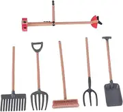 6Pcs Creative Mini Farm Tools Model Realistic Accessory for Sand Table Decor Safe and DIY Landscape Decoration