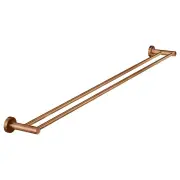 Round Double Towel Rail 900mm