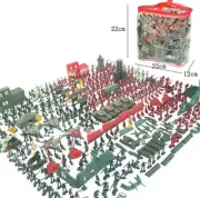 330pcs/Set Military Model Playset Toy 4cm Soldier Army Men Action Figures