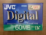 New JVC DVM60 Digital Video Cassette 60ME Mini DV Sealed 90 Minute LP Mode