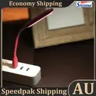 LED USB Lamp Mini Portable Laptop Book Reading Desk Night Lighting (Red) AU