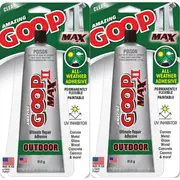Amazing GOOP II MAX All Weather Adhesive Glue Contact 81g Pack 2