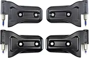 PT Auto Warehouse DH-CH6314S5-DS - Door Hinge, Smooth Black - On Door Side, 1 Left Lower + 1 Left Upper + 1 Right Lower + 1 Right Upper, (Replaces #: 68297681AF, 68297680AF, 68302125AF, 68302124AF)