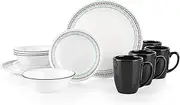 [CORELLE] Paloma 16 Piece Dinnerware Set Service for 4 Multicolour