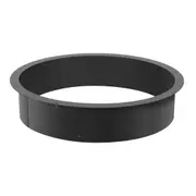 Round Steel Fire Pit Ring with DIY Versatility, 40" Outer, 36" Inner