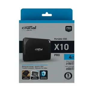 美光 Micron Crucial X10 Pro 1TB 外接式 固態硬碟 Portable SSD 1000G Type-C CT1000X10PROSSD9