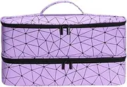 Hair Dryers Storage Bag Organizer,Styling Tools Storage,Large Capacity,Hair Dryers Travel Case Holder for Home Travel Bathroom, purple