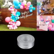 5M Balloon Strip Connect Chain Balloon Arch Decor Plastic DIY Tape Party Supp-UU
