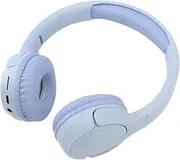 Bluetooth Headphones Over Ear, V5.3 Stereo Heavy Bass Lossless Rechargeable Foldable Wireless Headset with 3.5mm Port, Supports A2DP, AVRCP, HSP, HFP Protocols (Blue)